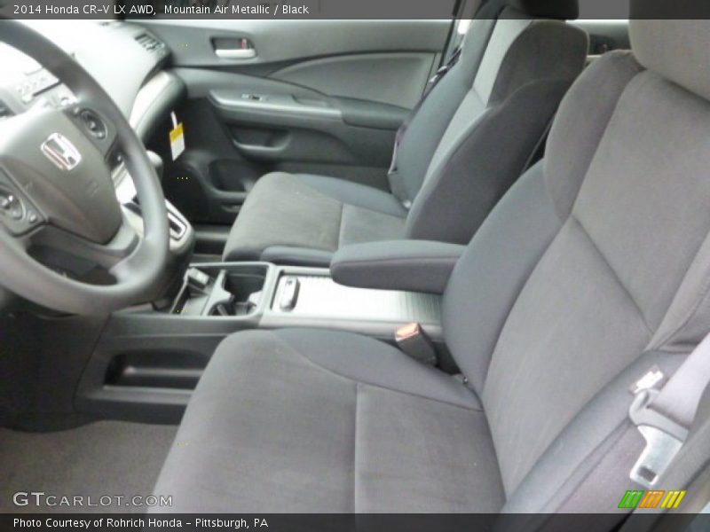 Mountain Air Metallic / Black 2014 Honda CR-V LX AWD