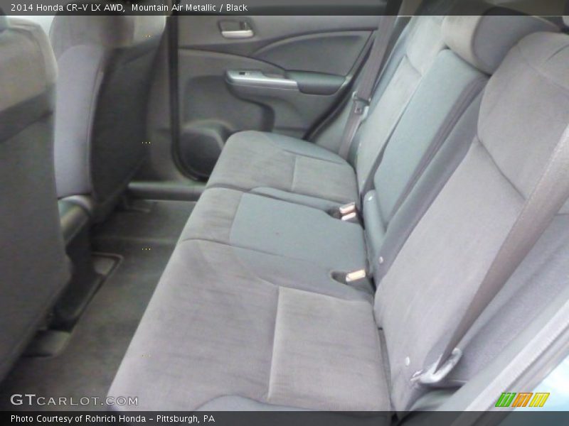 Mountain Air Metallic / Black 2014 Honda CR-V LX AWD