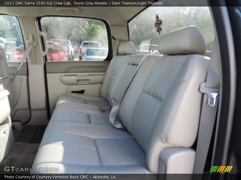 Storm Gray Metallic / Dark Titanium/Light Titanium 2011 GMC Sierra 1500 SLE Crew Cab