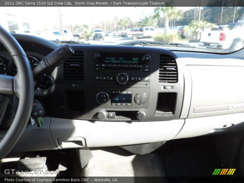 Storm Gray Metallic / Dark Titanium/Light Titanium 2011 GMC Sierra 1500 SLE Crew Cab