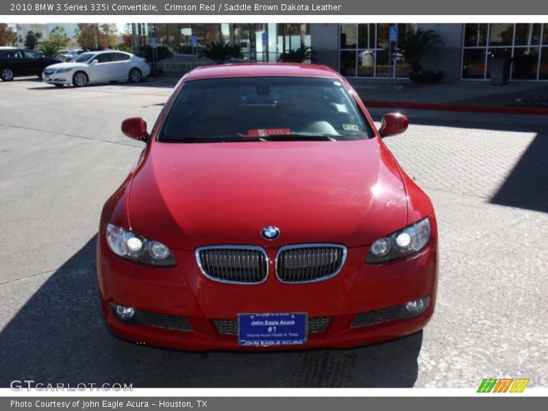 Crimson Red / Saddle Brown Dakota Leather 2010 BMW 3 Series 335i Convertible