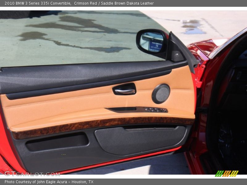 Crimson Red / Saddle Brown Dakota Leather 2010 BMW 3 Series 335i Convertible