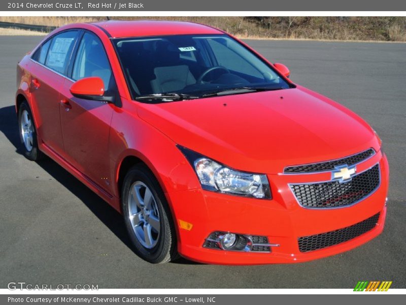 Red Hot / Jet Black 2014 Chevrolet Cruze LT