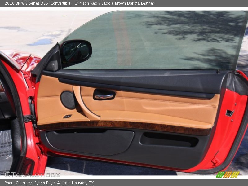 Crimson Red / Saddle Brown Dakota Leather 2010 BMW 3 Series 335i Convertible