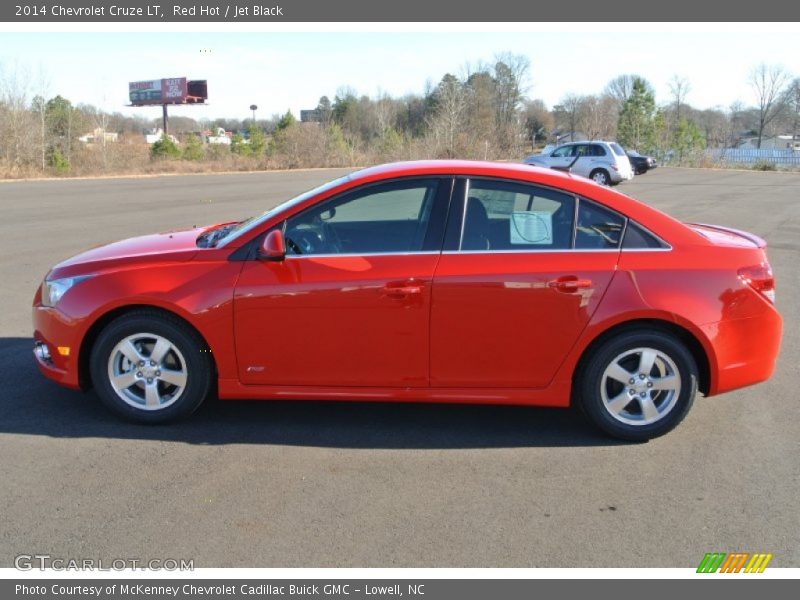 Red Hot / Jet Black 2014 Chevrolet Cruze LT