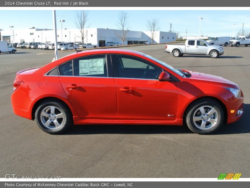 Red Hot / Jet Black 2014 Chevrolet Cruze LT