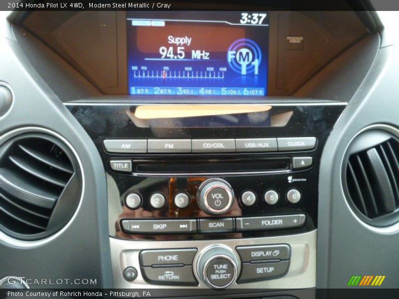 Modern Steel Metallic / Gray 2014 Honda Pilot LX 4WD