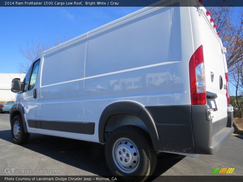 Bright White / Gray 2014 Ram ProMaster 1500 Cargo Low Roof