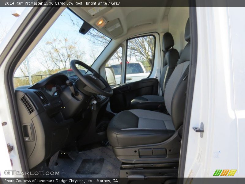 Bright White / Gray 2014 Ram ProMaster 1500 Cargo Low Roof