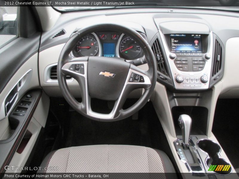 Mocha Steel Metallic / Light Titanium/Jet Black 2012 Chevrolet Equinox LT
