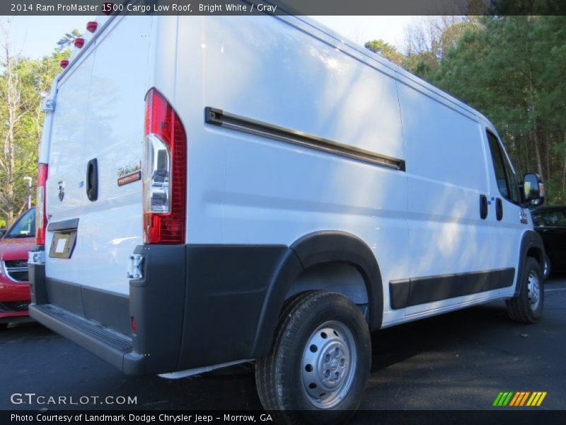 Bright White / Gray 2014 Ram ProMaster 1500 Cargo Low Roof
