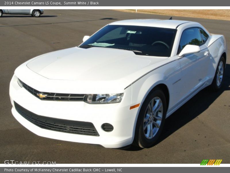 Summit White / Black 2014 Chevrolet Camaro LS Coupe