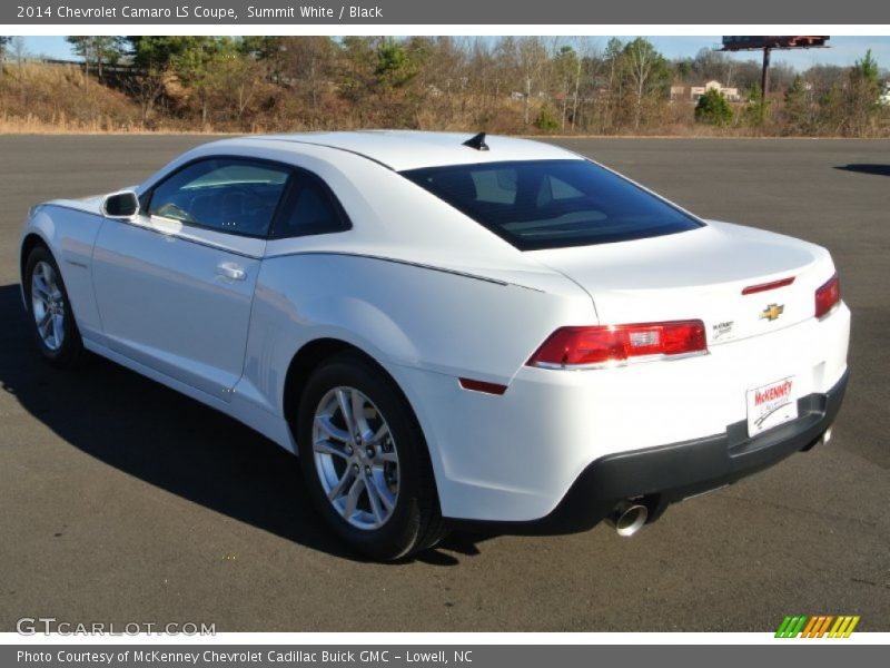 Summit White / Black 2014 Chevrolet Camaro LS Coupe