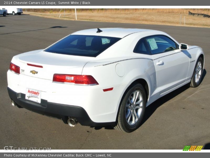 Summit White / Black 2014 Chevrolet Camaro LS Coupe