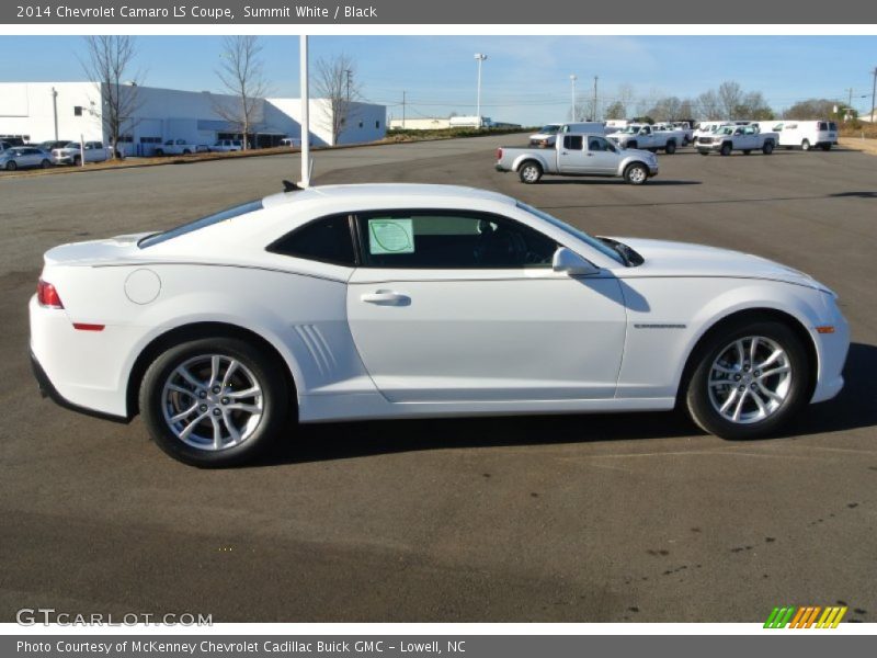 Summit White / Black 2014 Chevrolet Camaro LS Coupe