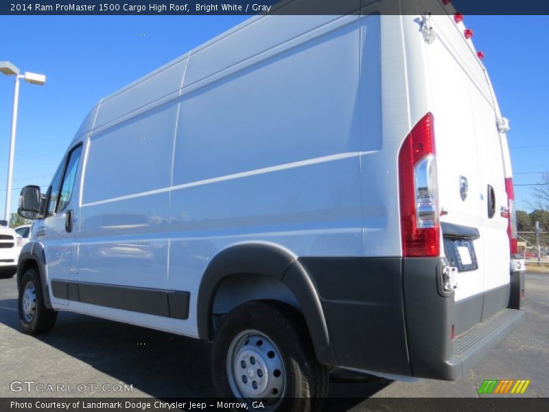 Bright White / Gray 2014 Ram ProMaster 1500 Cargo High Roof