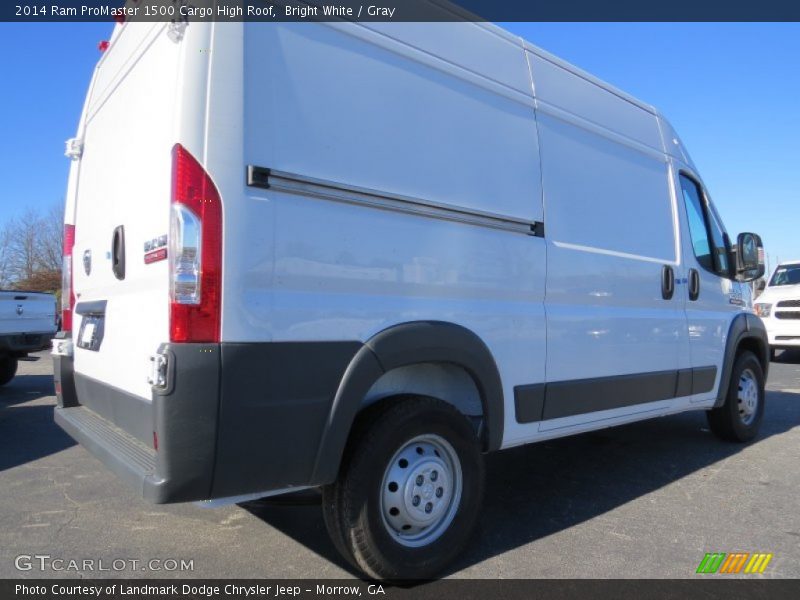 Bright White / Gray 2014 Ram ProMaster 1500 Cargo High Roof