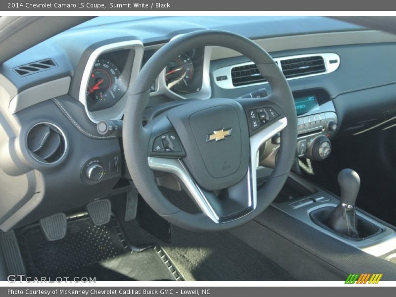 Summit White / Black 2014 Chevrolet Camaro LS Coupe