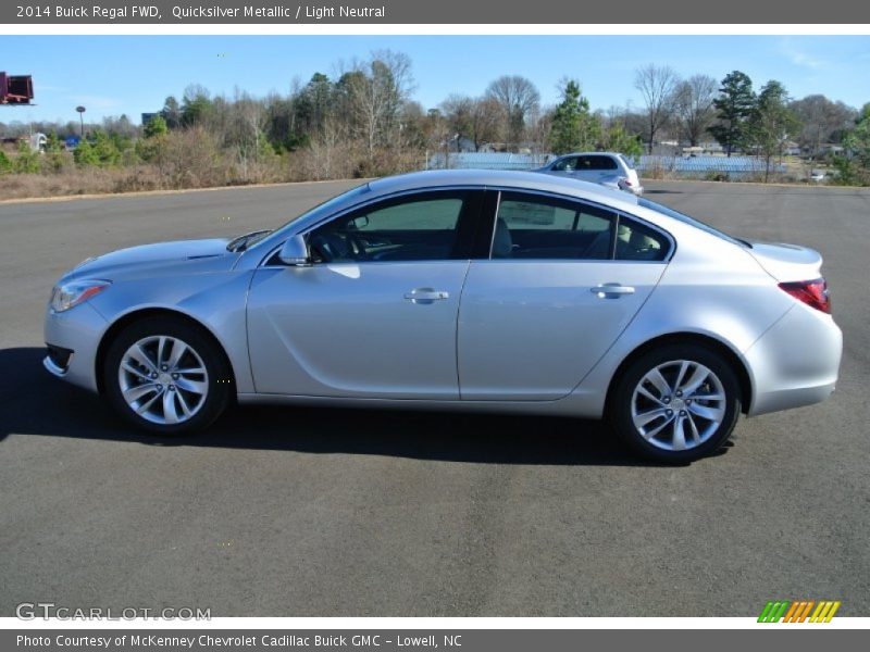 Quicksilver Metallic / Light Neutral 2014 Buick Regal FWD