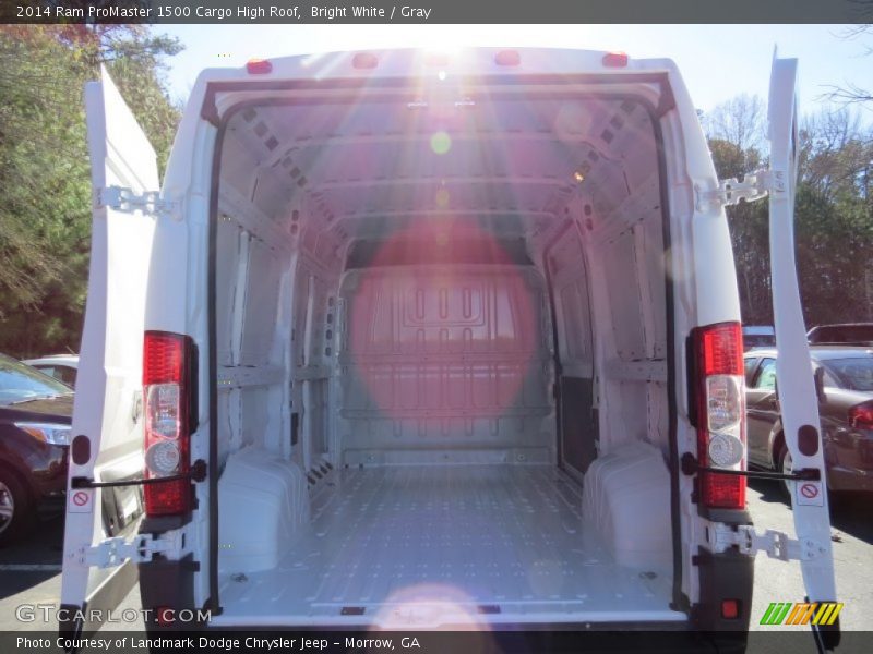 Bright White / Gray 2014 Ram ProMaster 1500 Cargo High Roof