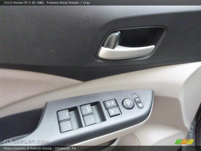 Polished Metal Metallic / Gray 2014 Honda CR-V EX AWD