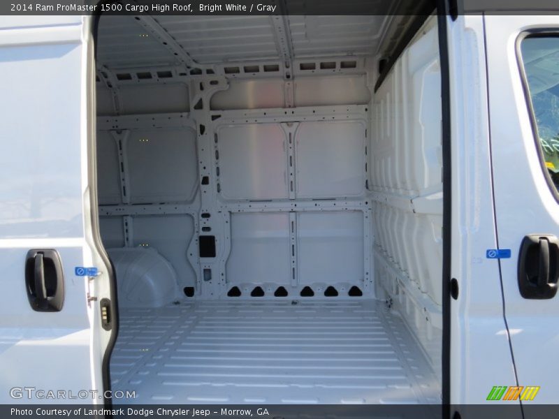 Bright White / Gray 2014 Ram ProMaster 1500 Cargo High Roof