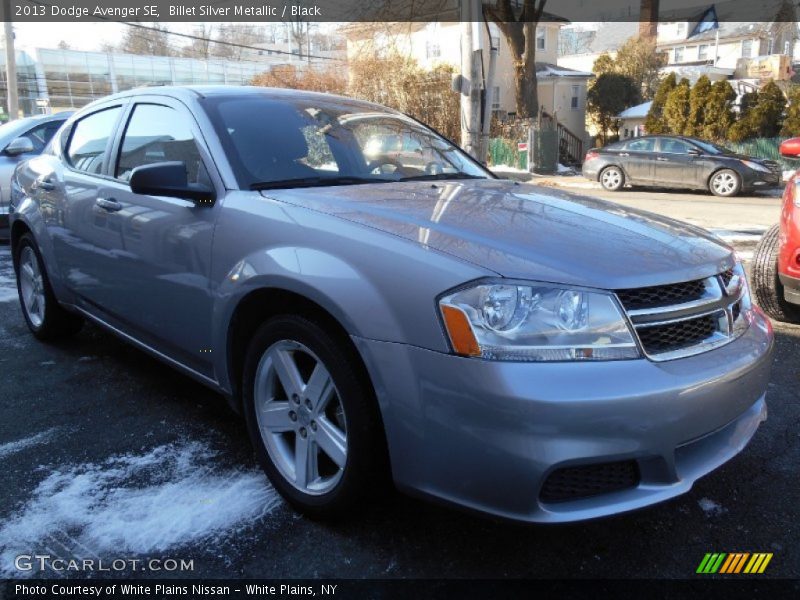 Billet Silver Metallic / Black 2013 Dodge Avenger SE