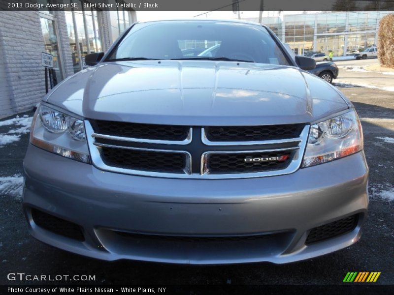 Billet Silver Metallic / Black 2013 Dodge Avenger SE