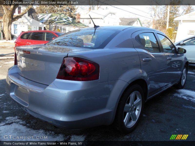 Billet Silver Metallic / Black 2013 Dodge Avenger SE