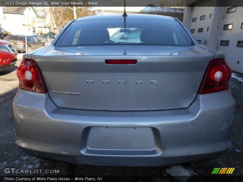 Billet Silver Metallic / Black 2013 Dodge Avenger SE