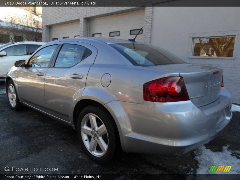 Billet Silver Metallic / Black 2013 Dodge Avenger SE