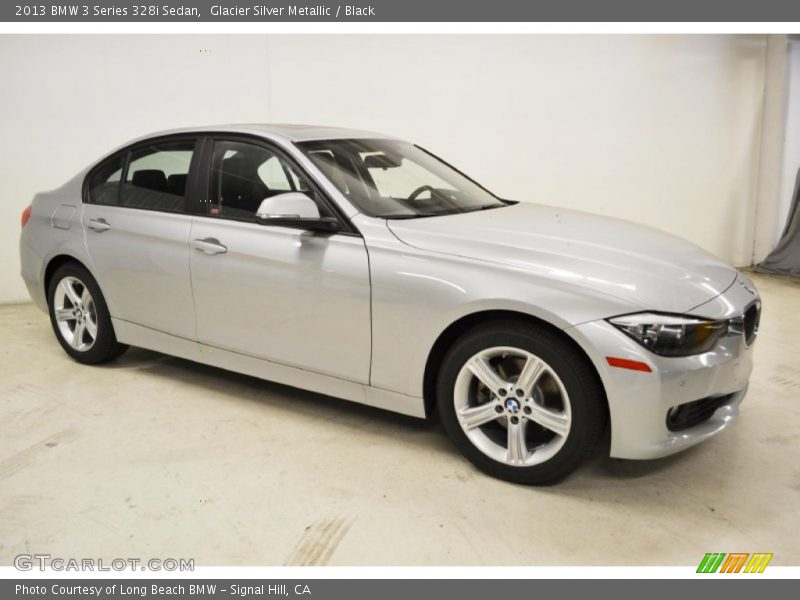 Glacier Silver Metallic / Black 2013 BMW 3 Series 328i Sedan