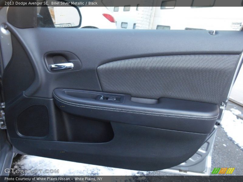 Billet Silver Metallic / Black 2013 Dodge Avenger SE