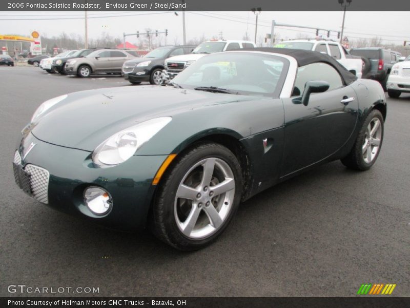 Envious Green / Steel/Sand 2006 Pontiac Solstice Roadster