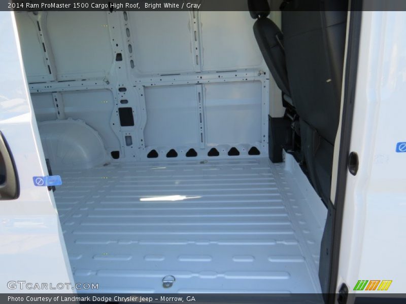 Bright White / Gray 2014 Ram ProMaster 1500 Cargo High Roof