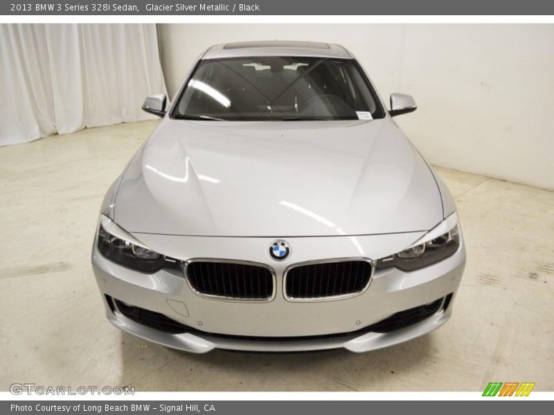 Glacier Silver Metallic / Black 2013 BMW 3 Series 328i Sedan