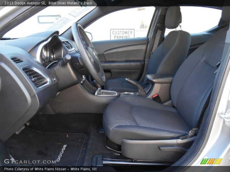 Billet Silver Metallic / Black 2013 Dodge Avenger SE