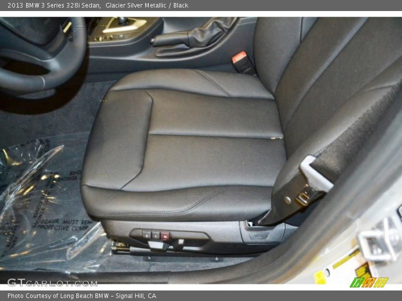 Glacier Silver Metallic / Black 2013 BMW 3 Series 328i Sedan