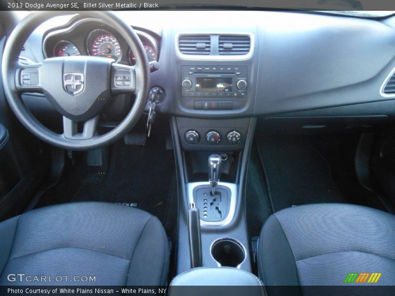 Billet Silver Metallic / Black 2013 Dodge Avenger SE