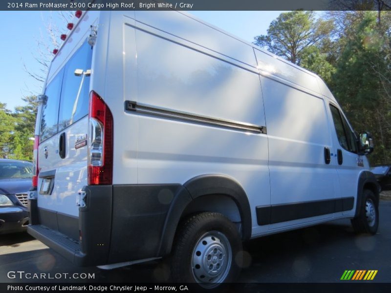 Bright White / Gray 2014 Ram ProMaster 2500 Cargo High Roof