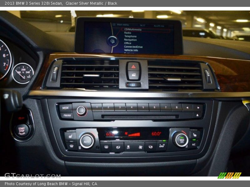 Glacier Silver Metallic / Black 2013 BMW 3 Series 328i Sedan