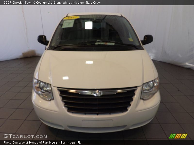 Stone White / Medium Slate Gray 2007 Chrysler Town & Country LX