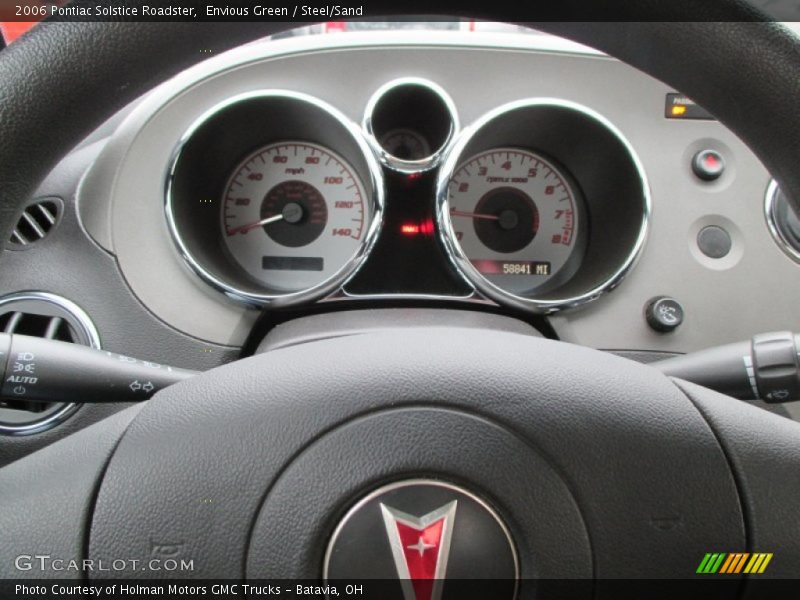 Envious Green / Steel/Sand 2006 Pontiac Solstice Roadster