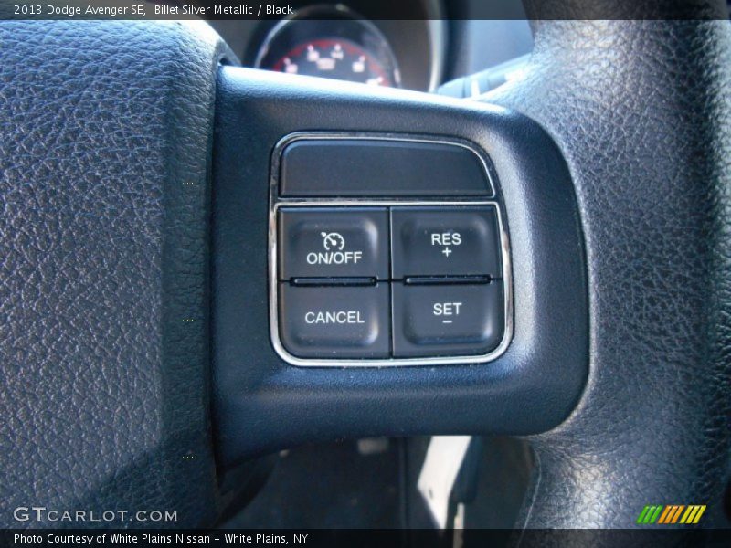 Billet Silver Metallic / Black 2013 Dodge Avenger SE