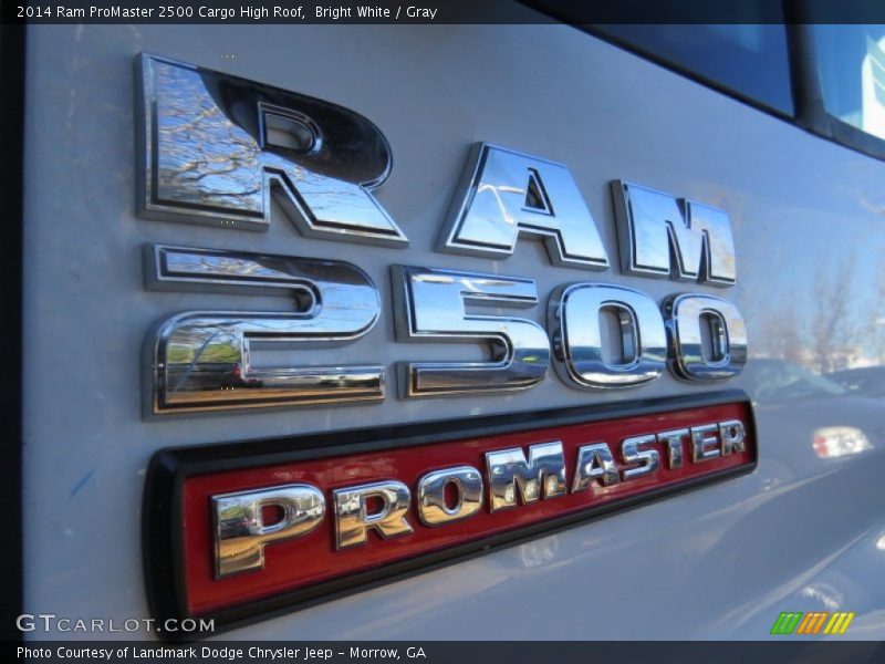 RAM 2500 ProMaster - 2014 Ram ProMaster 2500 Cargo High Roof