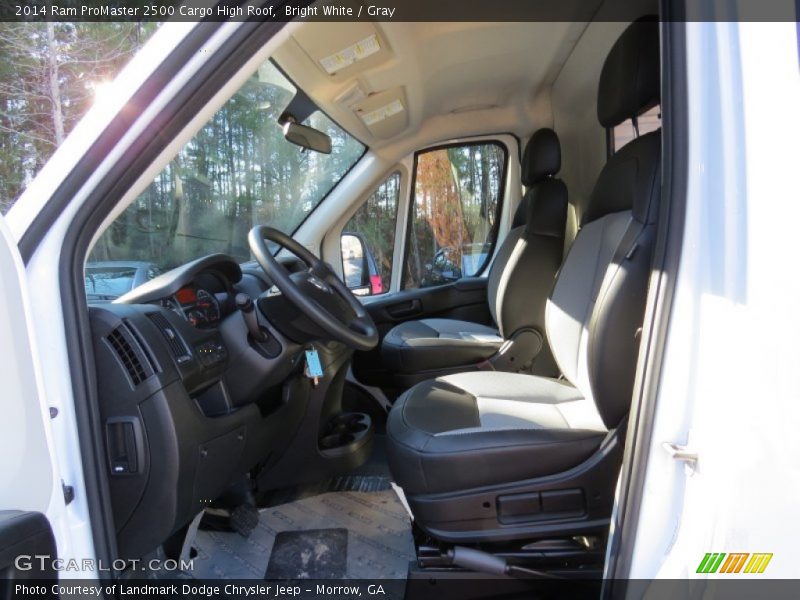 Bright White / Gray 2014 Ram ProMaster 2500 Cargo High Roof