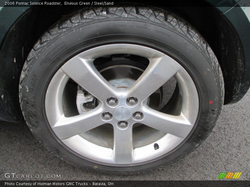 Envious Green / Steel/Sand 2006 Pontiac Solstice Roadster
