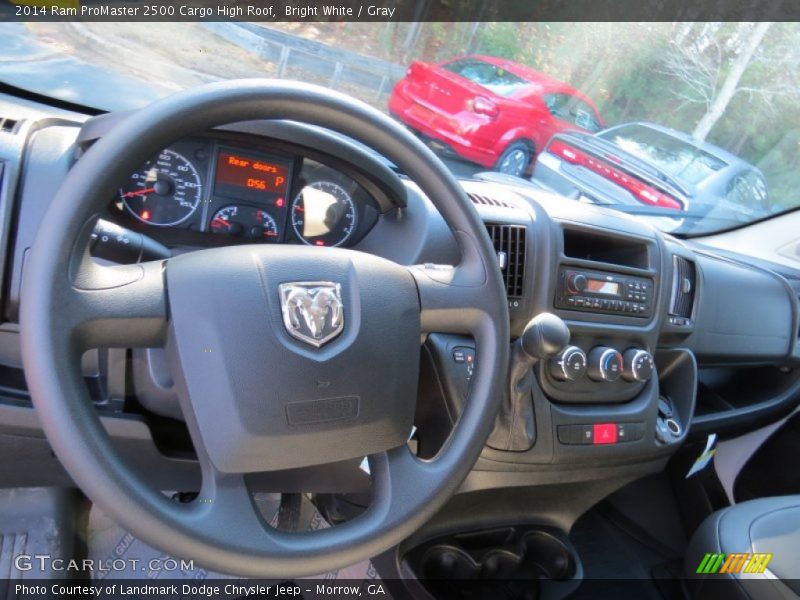 Dashboard of 2014 ProMaster 2500 Cargo High Roof