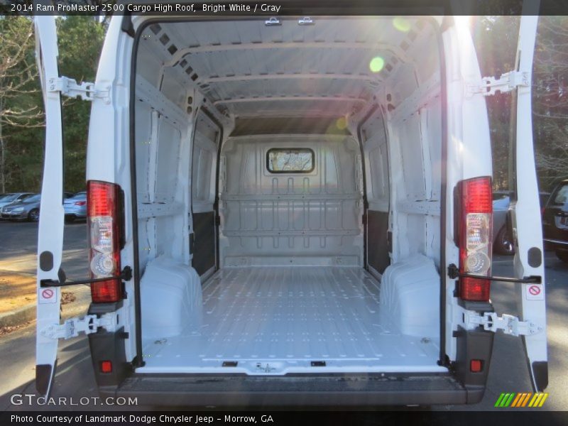  2014 ProMaster 2500 Cargo High Roof Trunk