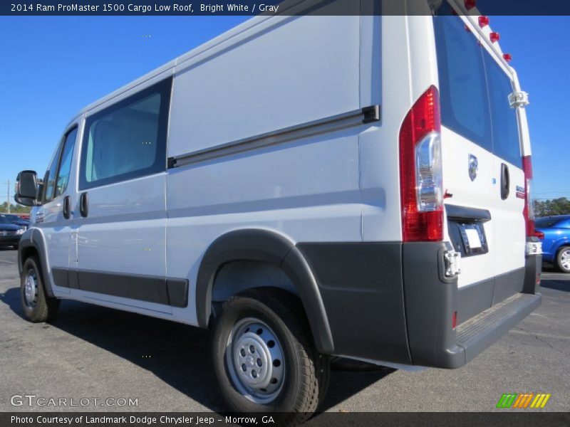 Bright White / Gray 2014 Ram ProMaster 1500 Cargo Low Roof